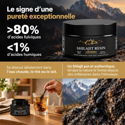 Résine de Shilajit Pure