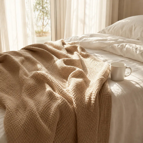 Couverture Cocon en Mousseline pour Adulte