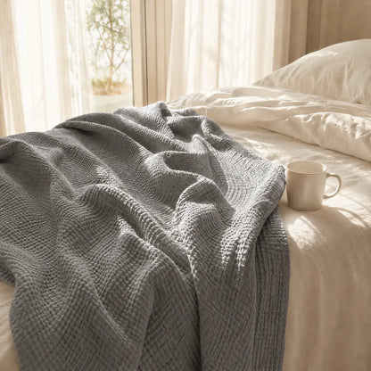 Couverture Cocon en Mousseline pour Adulte