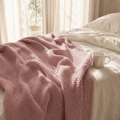 Couverture Cocon en Mousseline pour Adulte
