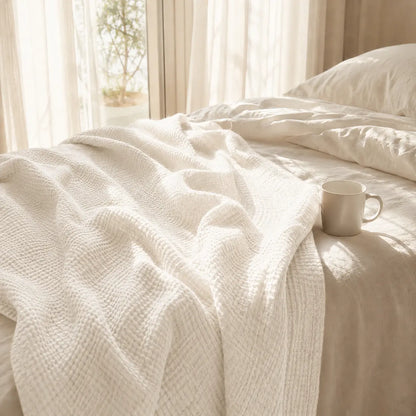 Couverture Cocon en Mousseline pour Adulte